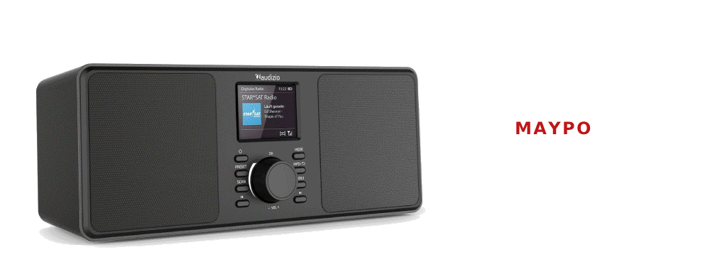 AUDIZIO MONZA DAB+ RADIO BT FM ΜΑΥΡΟ