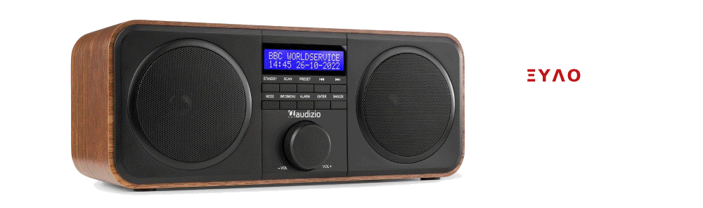 AUDIZIO NOVARA DAB+ RADIO FM WOOD