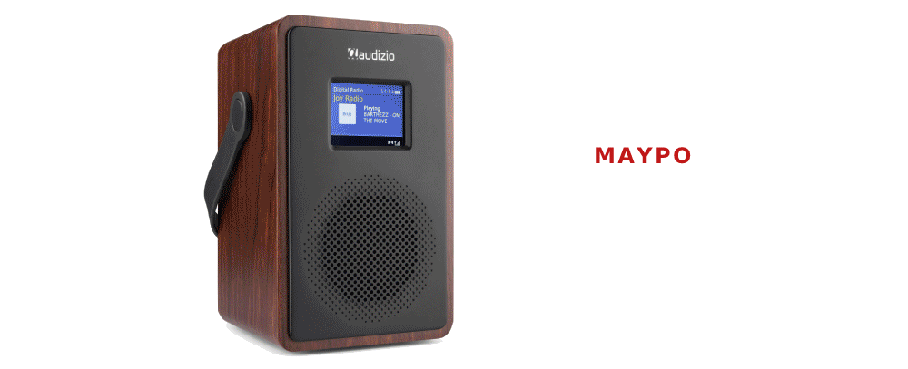 AUDIZIO MODENA ΦΟΡΗΤΟ ΡΑΔΙΟΦΩΝΟ DAB+ FM ΑΣΥΡΜΑΤΗΣ ΣΥΝΔΕΣΗΣ ΣΕ ΧΡΩΜΑ ΞΥΛΟΥ
