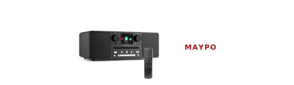 AUDIZIO NAPLES INTERNET ST.RADIO DAB+ CD BT BLACK