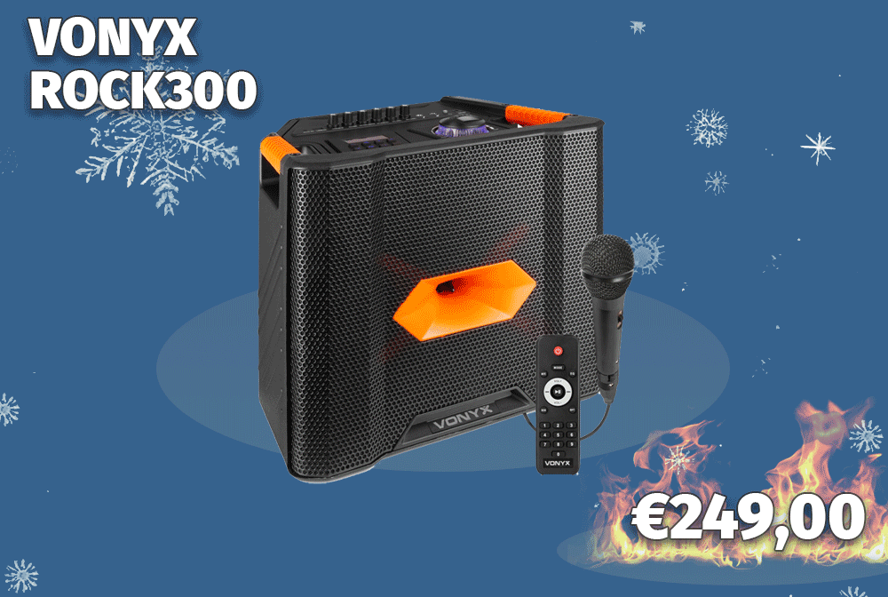 VONYX ROCK300 ΦΟΡΗΤΟ ΣΥΣΤΗΜΑ ΗΧΟΥ