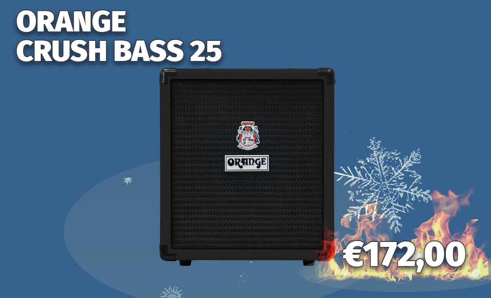 ORANGE CRUSH BASS 25 BLACK ΕΝΙΣΧΥΤΗΣ ΜΠΑΣΟΥ
