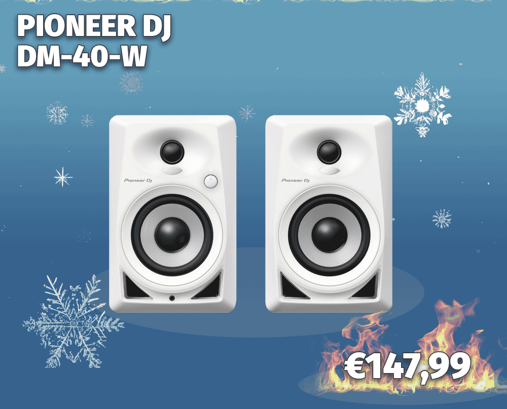 PIONEER DJ DM-40-W STUDIO MONITORS