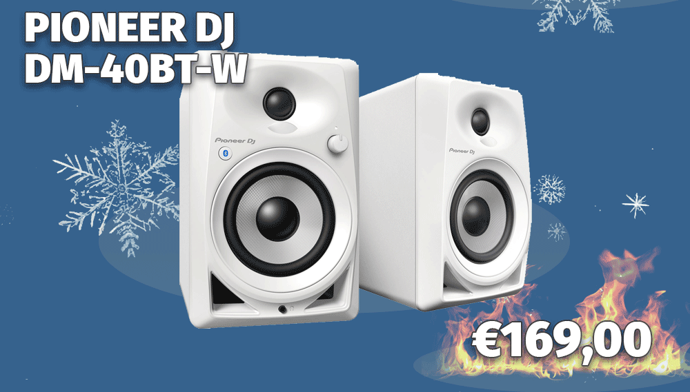 PIONEER DJ DM-40BT-W STUDIO MONITORS