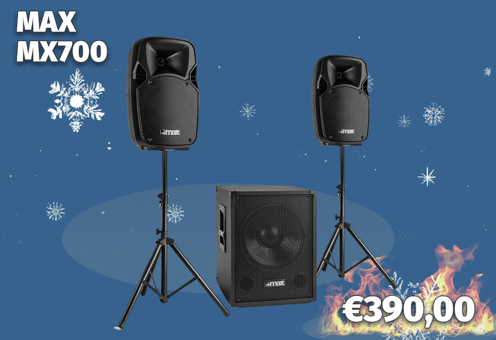 MAX MX700 ΕΝΕΡΓΟ ΣΥΣΤΗΜΑ ΗΧΕΙΩΝ 2.1 12"