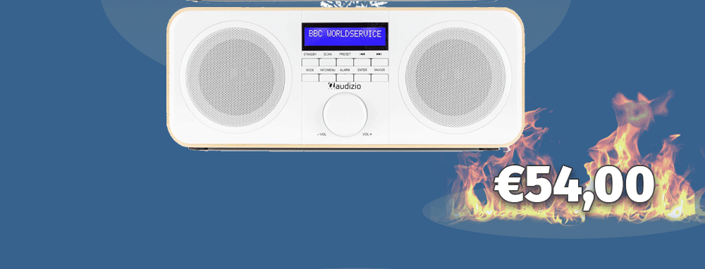 AUDIZIO NOVARA DAB+ RADIO FM ΛΕΥΚΟ