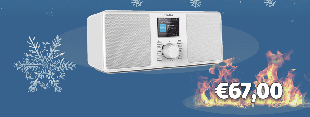 AUDIZIO MONZA DAB+ RADIO BT FM ΛΕΥΚΟ