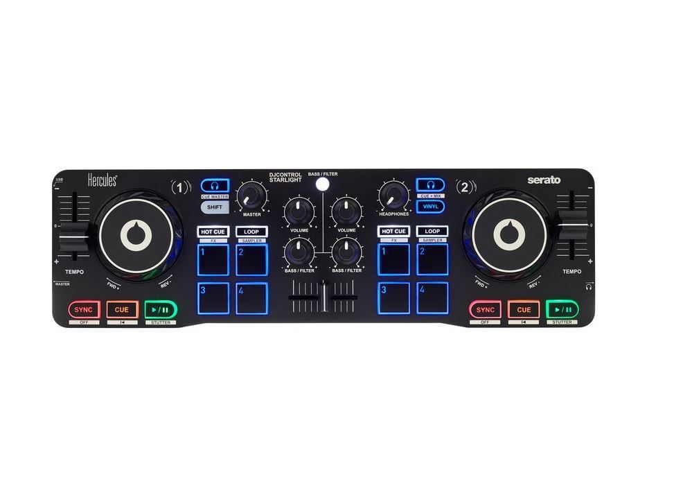 HERCULES DJ DJ CONTROL STARLIGHT USB CONTROLLER