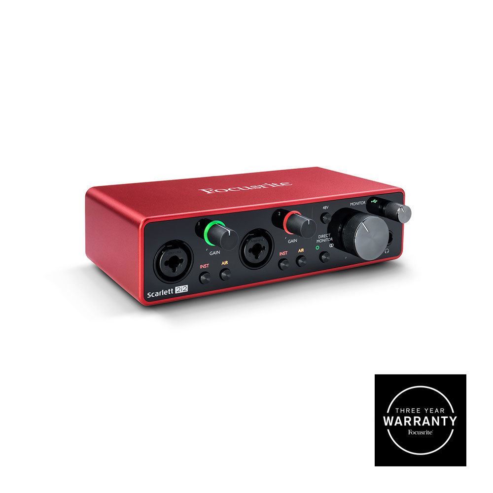 2I2　Κάρτες　3RD　GEN　Ήχου　ΗΧΟΥ　ΚΑΡΤΑ　USB　USB　DJShop　FOCUSRITE　SCARLETT