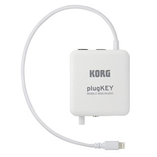 Εμφάνιση λεπτομερειών KORG PLUGKEY-WH AUDIO MIDI INTERFACE ΓΙΑ IPHONE/IPAD Εικόνα της KORG PLUGKEY-WH AUDIO MIDI INTERFACE ΓΙΑ IPHONE/IPAD