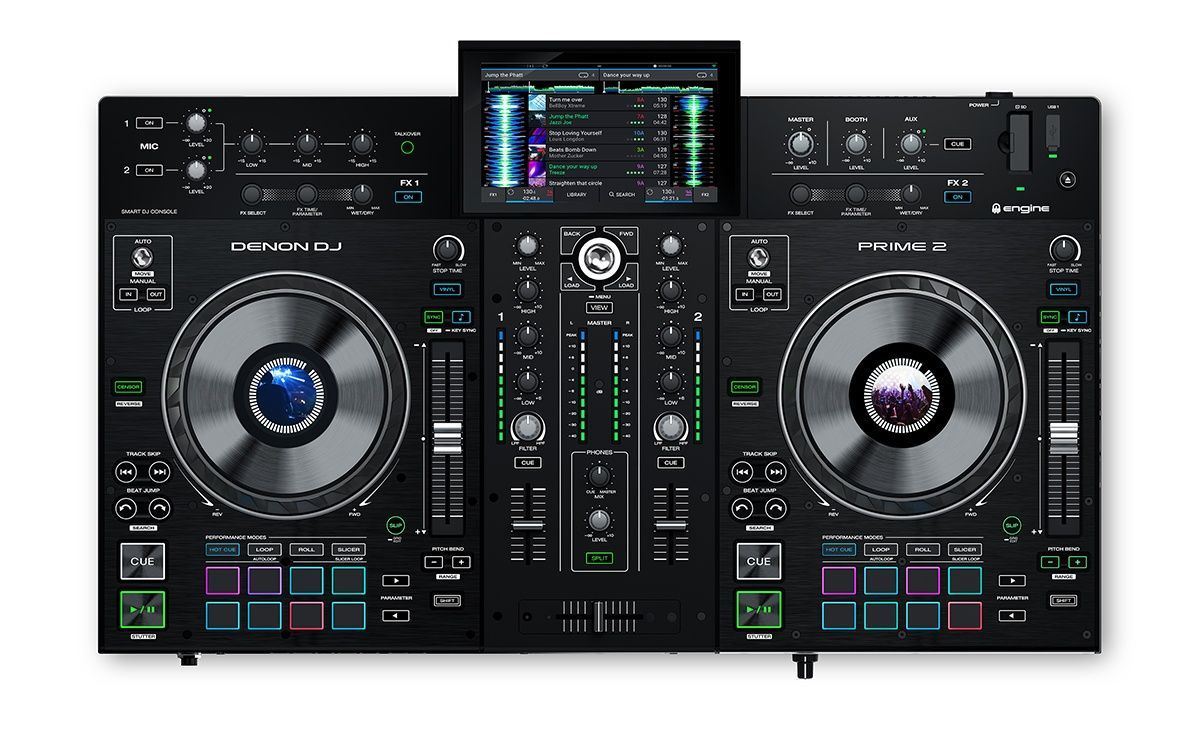 denon dj prime 2 all in one dj controller