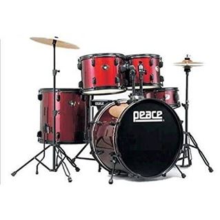 Εμφάνιση λεπτομερειών PEACE DP-101-9 WINE RED ΣΕΤ DRUMS ΜΕ ΒΑΣΕΙΣ ΚΑΙ ΠΙΑΤΙΝΙΑ Εικόνα της PEACE DP-101-9 WINE RED ΣΕΤ DRUMS ΜΕ ΒΑΣΕΙΣ ΚΑΙ ΠΙΑΤΙΝΙΑ
