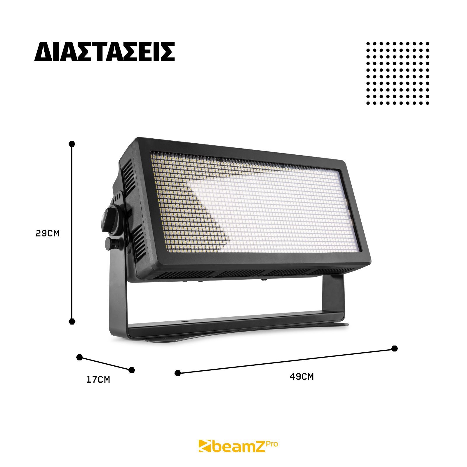 Stroboscope Led RGBW IP65 BS1500 - Beam Z